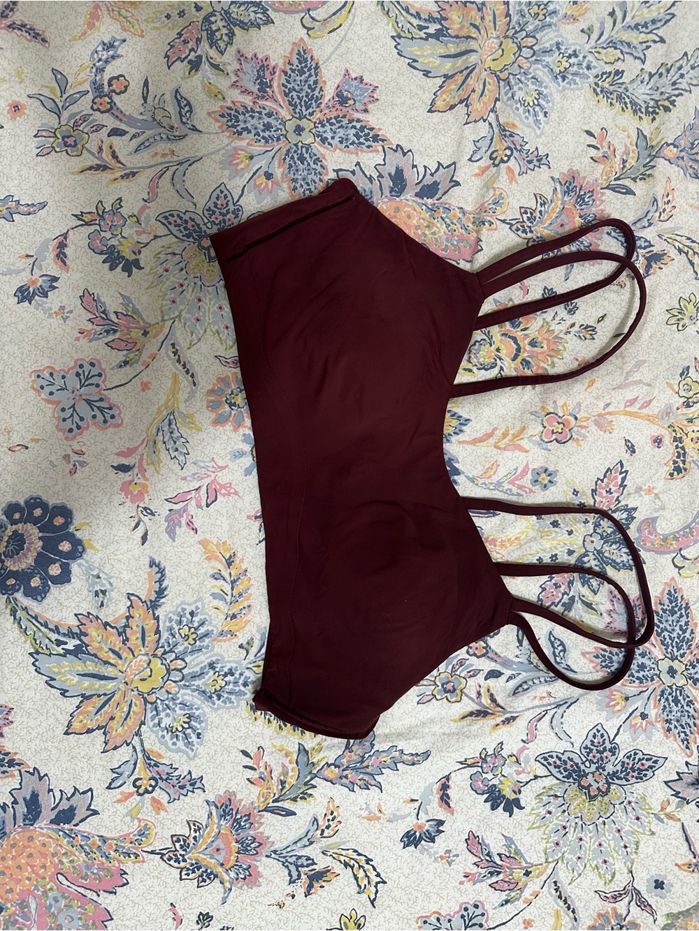 Lululemon Like a Cloud Bra Size 10 Red Merlot